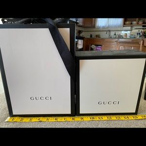 Gucci boxes and dust bags